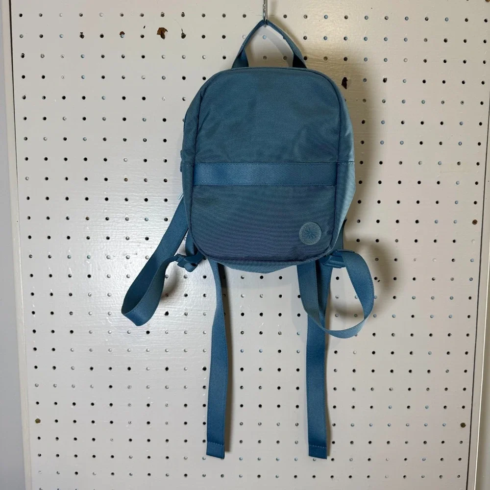 Athleta Girl Power Up Mini Small Backpack Teal Kids Zipper School Travel‎ Bag